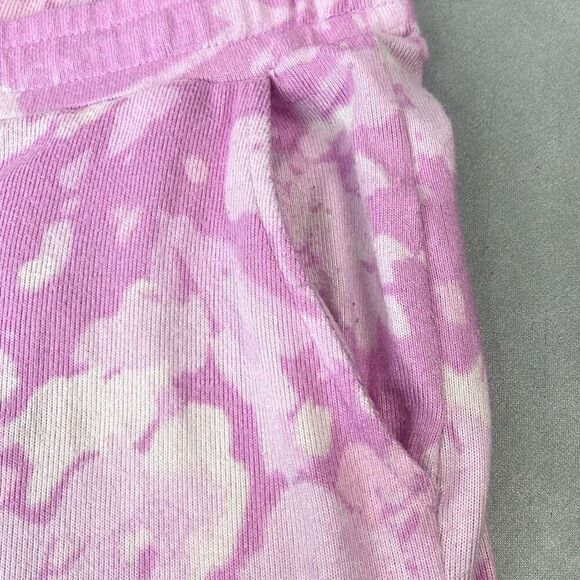 Natori Pink Floral Elastic Drawstring Cropped Pajama Lounge Pants Large Casual - Picture 7 of 9